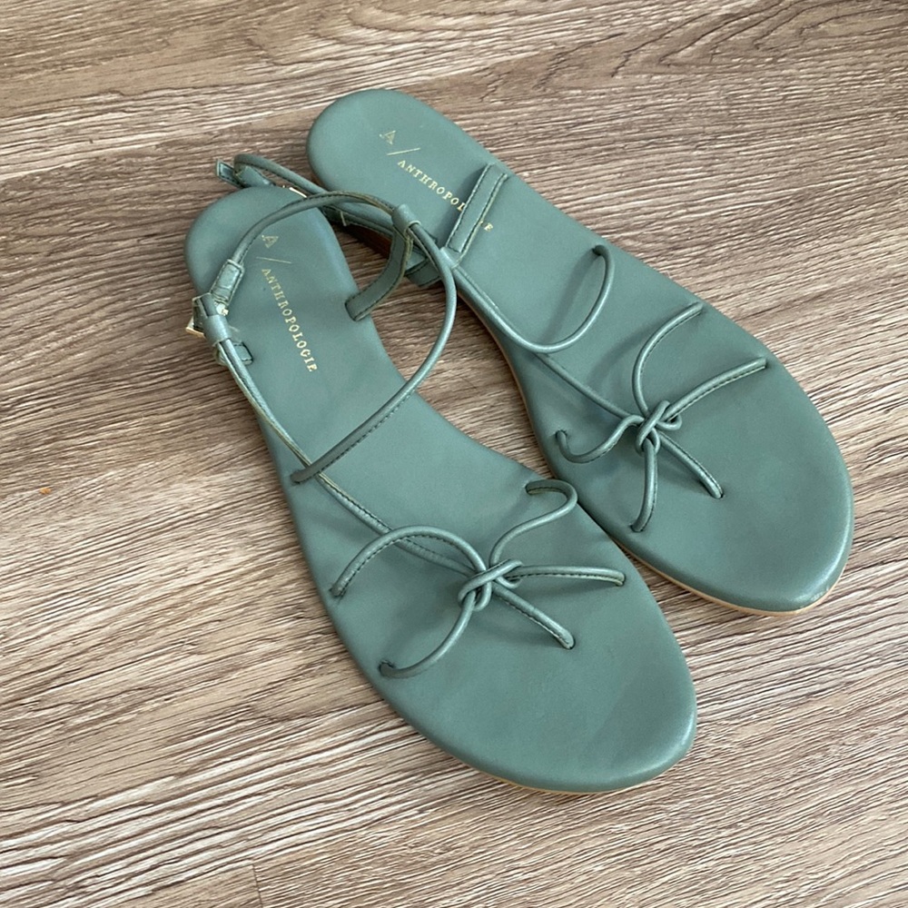 Anthropology leather sandals.